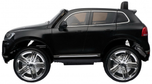 Masinuta electrica Premier Volkswagen Touareg, 12V, roti cauciuc EVA, scaun piele ecologica, negru [1]