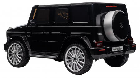 Masinuta electrica Premier 4x4 Mercedes G500, 12V, roti cauciuc EVA, scaun piele ecologica, negru [7]