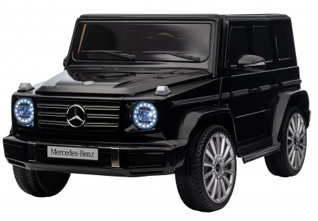 Masinuta electrica Premier 4x4 Mercedes G500, 12V, roti cauciuc EVA, scaun piele ecologica, negru [3]