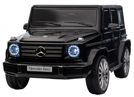 Masinuta electrica Premier 4x4 Mercedes G500, 12V, roti cauciuc EVA, scaun piele ecologica, negru [1]