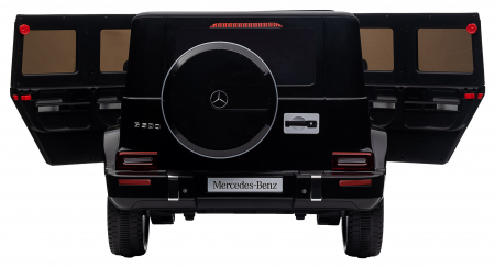 Masinuta electrica Premier 4x4 Mercedes G500, 12V, roti cauciuc EVA, scaun piele ecologica, negru [24]
