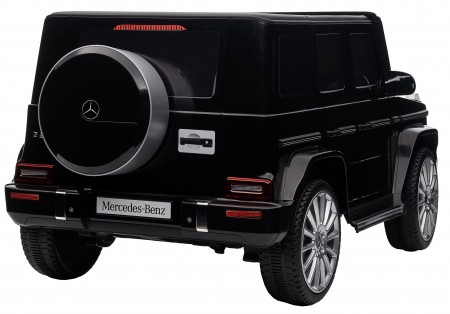 Masinuta electrica Premier 4x4 Mercedes G500, 12V, roti cauciuc EVA, scaun piele ecologica, negru [11]