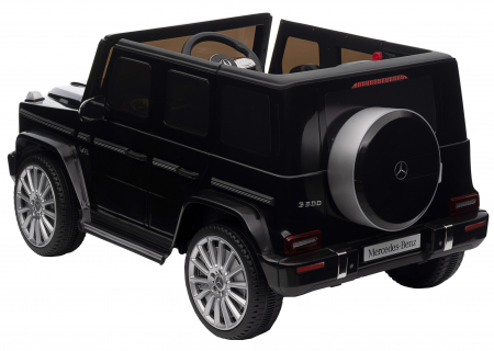 Masinuta electrica Premier 4x4 Mercedes G500, 12V, roti cauciuc EVA, scaun piele ecologica, negru [34]