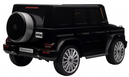 Masinuta electrica Premier 4x4 Mercedes G500, 12V, roti cauciuc EVA, scaun piele ecologica, negru [12]