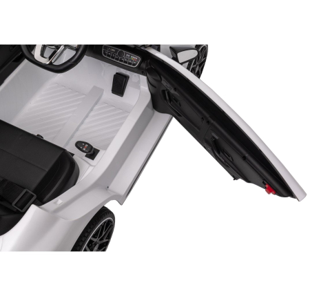 Masinuta electrica Premier 4x4 Mercedes CLA-45, 12V, roti cauciuc EVA, scaun piele ecologica, alb [8]