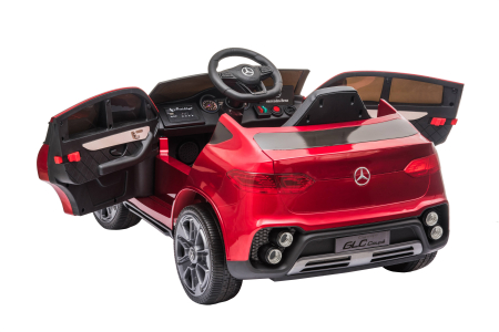 Masinuta electrica Premier Mercedes GLC Concept Coupe Facelift, 12V, roti cauciuc EVA, scaun piele ecologica, visiniu [19]