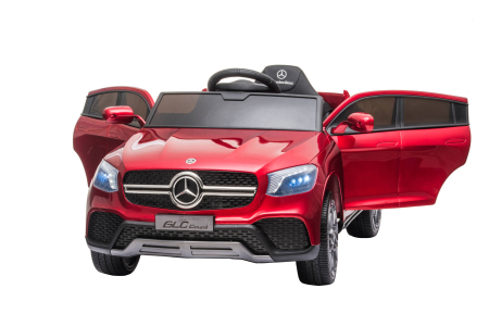 Masinuta electrica Premier Mercedes GLC Concept Coupe Facelift, 12V, roti cauciuc EVA, scaun piele ecologica, visiniu [12]