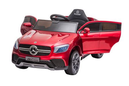 Masinuta electrica Premier Mercedes GLC Concept Coupe Facelift, 12V, roti cauciuc EVA, scaun piele ecologica, visiniu [18]