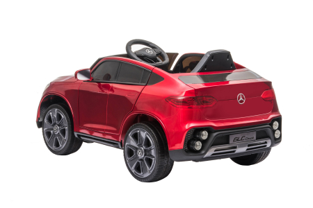 Masinuta electrica Premier Mercedes GLC Concept Coupe Facelift, 12V, roti cauciuc EVA, scaun piele ecologica, visiniu [4]