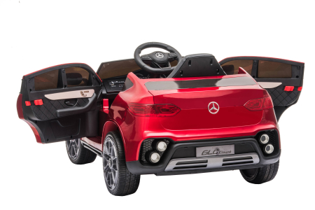 Masinuta electrica Premier Mercedes GLC Concept Coupe Facelift, 12V, roti cauciuc EVA, scaun piele ecologica, visiniu [15]