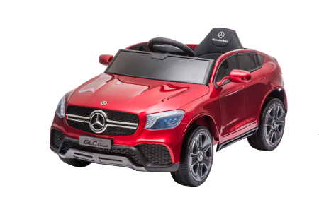 Masinuta electrica Premier Mercedes GLC Concept Coupe Facelift, 12V, roti cauciuc EVA, scaun piele ecologica, visiniu [20]
