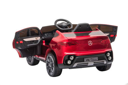 Masinuta electrica Premier Mercedes GLC Concept Coupe Facelift, 12V, roti cauciuc EVA, scaun piele ecologica, visiniu [14]