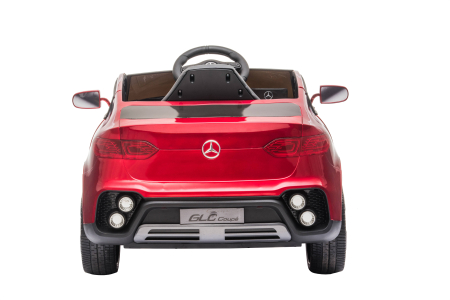 Masinuta electrica Premier Mercedes GLC Concept Coupe Facelift, 12V, roti cauciuc EVA, scaun piele ecologica, visiniu [7]