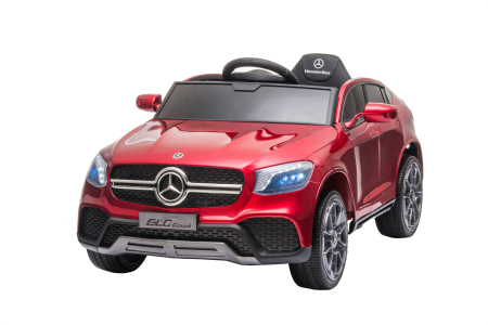 Masinuta electrica Premier Mercedes GLC Concept Coupe Facelift, 12V, roti cauciuc EVA, scaun piele ecologica, visiniu [1]
