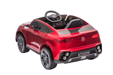 Masinuta electrica Premier Mercedes GLC Concept Coupe Facelift, 12V, roti cauciuc EVA, scaun piele ecologica, visiniu [22]