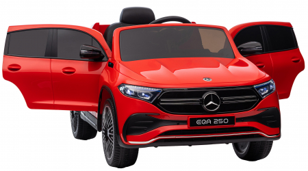 Masinuta electrica Premier 4x4 Mercedes EQA 250, 12V, roti cauciuc EVA, scaun piele ecologica, rosu [22]