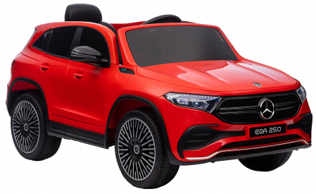 Masinuta electrica Premier 4x4 Mercedes EQA 250, 12V, roti cauciuc EVA, scaun piele ecologica, rosu [11]