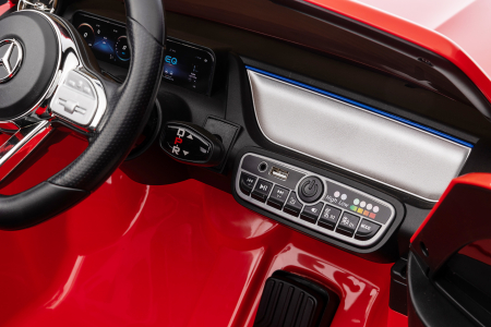 Masinuta electrica Premier 4x4 Mercedes EQA 250, 12V, roti cauciuc EVA, scaun piele ecologica, rosu [34]