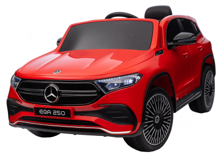 Masinuta electrica Premier 4x4 Mercedes EQA 250, 12V, roti cauciuc EVA, scaun piele ecologica, rosu [26]