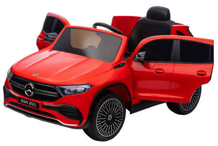 Masinuta electrica Premier 4x4 Mercedes EQA 250, 12V, roti cauciuc EVA, scaun piele ecologica, rosu [23]