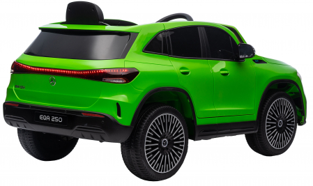 Masinuta electrica Premier 4x4 Mercedes EQA 250, 12V, roti cauciuc EVA, scaun piele ecologica, verde [9]
