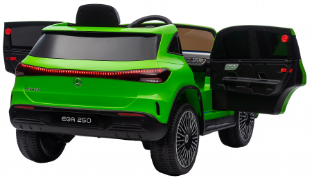 Masinuta electrica Premier 4x4 Mercedes EQA 250, 12V, roti cauciuc EVA, scaun piele ecologica, verde [20]