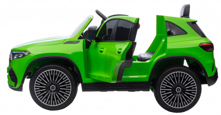 Masinuta electrica Premier 4x4 Mercedes EQA 250, 12V, roti cauciuc EVA, scaun piele ecologica, verde [16]