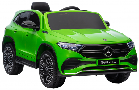 Masinuta electrica Premier 4x4 Mercedes EQA 250, 12V, roti cauciuc EVA, scaun piele ecologica, verde [12]