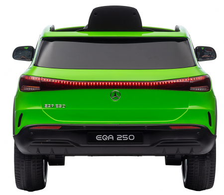 Masinuta electrica Premier 4x4 Mercedes EQA 250, 12V, roti cauciuc EVA, scaun piele ecologica, verde [7]