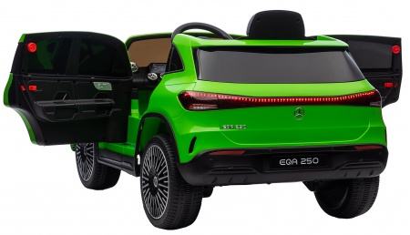 Masinuta electrica Premier 4x4 Mercedes EQA 250, 12V, roti cauciuc EVA, scaun piele ecologica, verde [18]