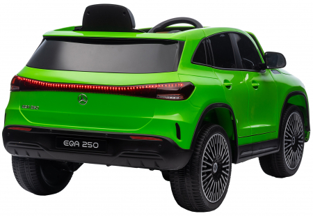 Masinuta electrica Premier 4x4 Mercedes EQA 250, 12V, roti cauciuc EVA, scaun piele ecologica, verde [8]