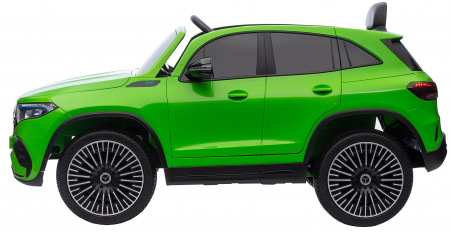 Masinuta electrica Premier 4x4 Mercedes EQA 250, 12V, roti cauciuc EVA, scaun piele ecologica, verde [4]