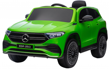 Masinuta electrica Premier 4x4 Mercedes EQA 250, 12V, roti cauciuc EVA, scaun piele ecologica, verde [1]