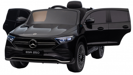 Masinuta electrica Premier 4x4 Mercedes EQA 250, 12V, roti cauciuc EVA, scaun piele ecologica, negru [13]