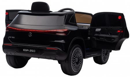 Masinuta electrica Premier 4x4 Mercedes EQA 250, 12V, roti cauciuc EVA, scaun piele ecologica, negru [19]