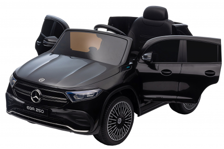 Masinuta electrica Premier 4x4 Mercedes EQA 250, 12V, roti cauciuc EVA, scaun piele ecologica, negru [22]