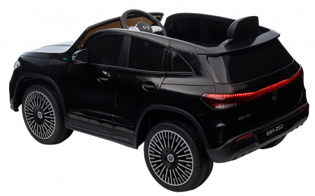 Masinuta electrica Premier 4x4 Mercedes EQA 250, 12V, roti cauciuc EVA, scaun piele ecologica, negru [27]