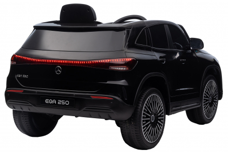 Masinuta electrica Premier 4x4 Mercedes EQA 250, 12V, roti cauciuc EVA, scaun piele ecologica, negru [7]