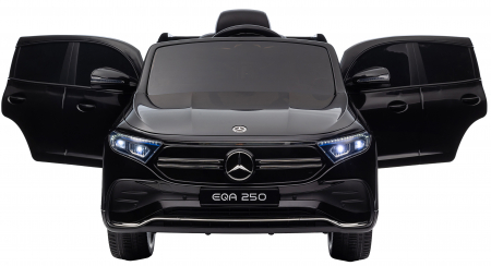 Masinuta electrica Premier 4x4 Mercedes EQA 250, 12V, roti cauciuc EVA, scaun piele ecologica, negru [12]