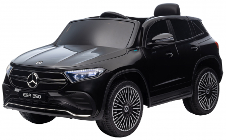 Masinuta electrica Premier 4x4 Mercedes EQA 250, 12V, roti cauciuc EVA, scaun piele ecologica, negru [2]