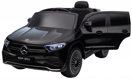 Masinuta electrica Premier 4x4 Mercedes EQA 250, 12V, roti cauciuc EVA, scaun piele ecologica, negru [23]