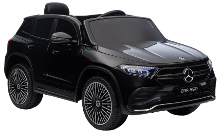 Masinuta electrica Premier 4x4 Mercedes EQA 250, 12V, roti cauciuc EVA, scaun piele ecologica, negru [10]