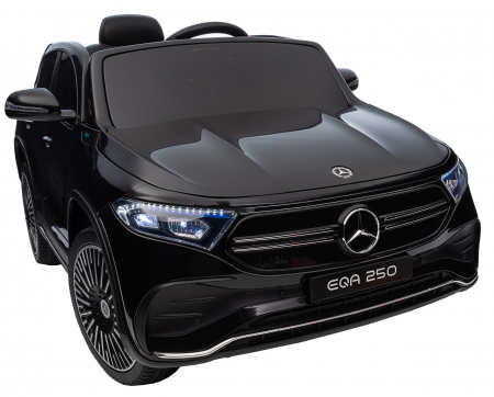 Masinuta electrica Premier 4x4 Mercedes EQA 250, 12V, roti cauciuc EVA, scaun piele ecologica, negru [26]