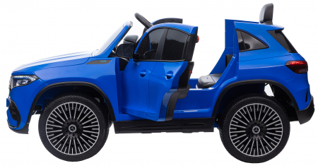 Masinuta electrica Premier 4x4 Mercedes EQA 250, 12V, roti cauciuc EVA, scaun piele ecologica, albastru [16]