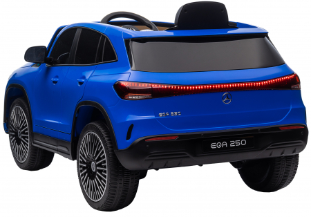 Masinuta electrica Premier 4x4 Mercedes EQA 250, 12V, roti cauciuc EVA, scaun piele ecologica, albastru [6]