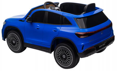Masinuta electrica Premier 4x4 Mercedes EQA 250, 12V, roti cauciuc EVA, scaun piele ecologica, albastru [28]