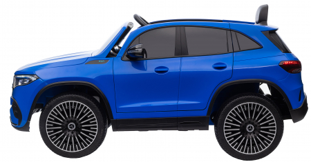 Masinuta electrica Premier 4x4 Mercedes EQA 250, 12V, roti cauciuc EVA, scaun piele ecologica, albastru [4]