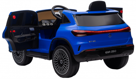 Masinuta electrica Premier 4x4 Mercedes EQA 250, 12V, roti cauciuc EVA, scaun piele ecologica, albastru [17]