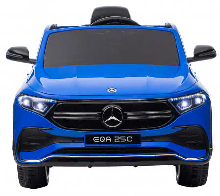 Masinuta electrica Premier 4x4 Mercedes EQA 250, 12V, roti cauciuc EVA, scaun piele ecologica, albastru [2]