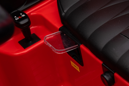 Masinuta electrica Premier 4x4 Mercedes G500, 12V, roti cauciuc EVA, scaun piele ecologica, rosu [63]